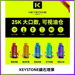 KEYSTONE FLEX-3 鑰石大容量25000口專彈專機套裝